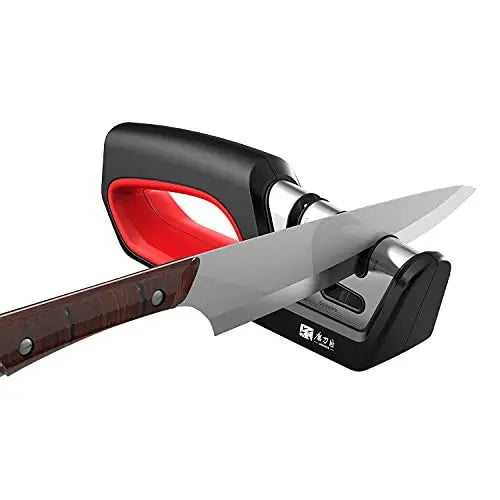4-in-1 Knife Sharpener – Restore Blades with Diamond, Tungsten, and Ceramic