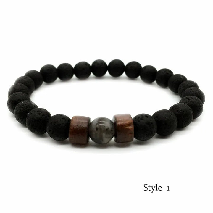 Men’s Lava Rock Bracelet – Strength, Style & Energy in One