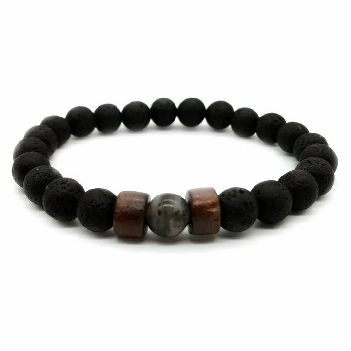 Men’s Lava Rock Bracelet – Strength, Style & Energy in One